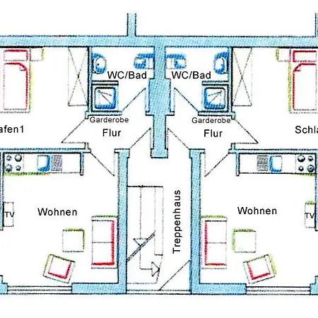 Apartament Teunis-wohnung 3 *